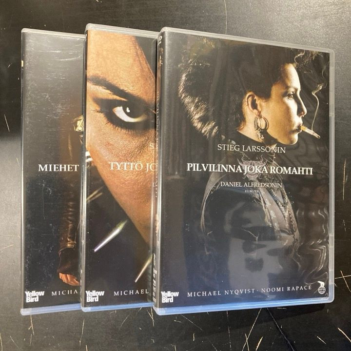 Millennium trilogia 3DVD (VG+-M-/M-) -jännitys-