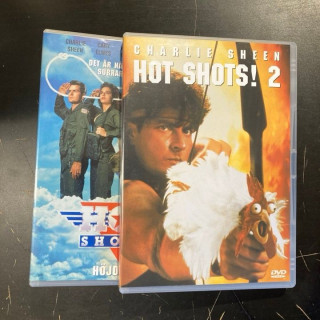 Hot Shots! 1-2 2DVD (VG+-M-/M-) -komedia-