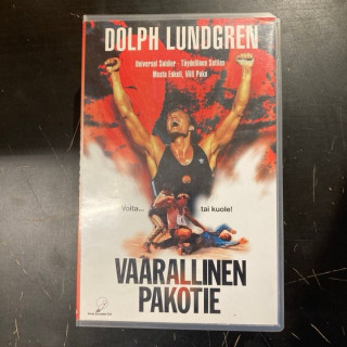 Vaarallinen pakotie VHS (VG+/M-) -toiminta-