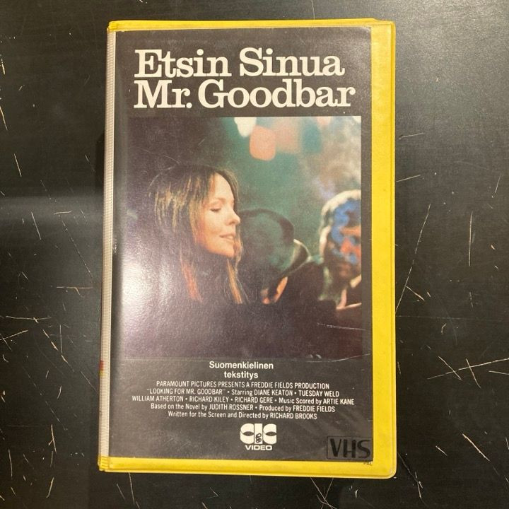 Etsin sinua Mr. Goodbar VHS (VG+/VG+) -draama-