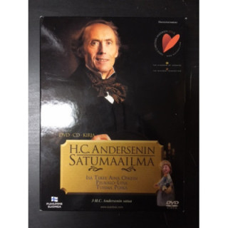 H.C. Andersenin satumaailma 5 DVD+CD+kirja (M-/VG+) -nukketeatteri-