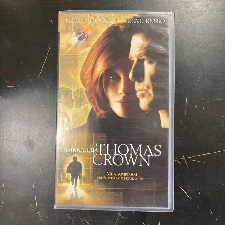 Seikkailija Thomas Crown VHS (VG+/M-) -jännitys-