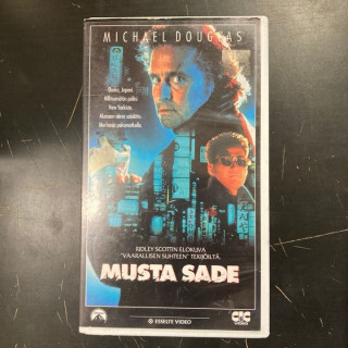 Musta sade VHS (VG+/M-) -toiminta/jännitys-