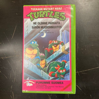 Teenage Mutant Hero Turtles 10 - Me olemme parhaita VHS (VG+/VG+) -animaatio-