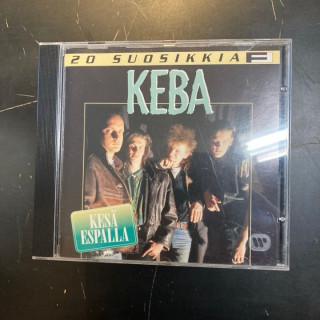 Keba - 20 suosikkia CD (VG/M-) -pop rock-