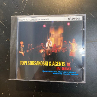 Topi Sorsakoski & Agents - In Beat CD (VG/VG+) -iskelmä-