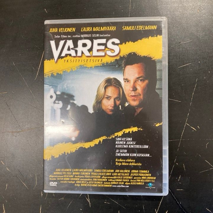 Vares - yksityisetsivä DVD (VG+/M-) -toiminta-