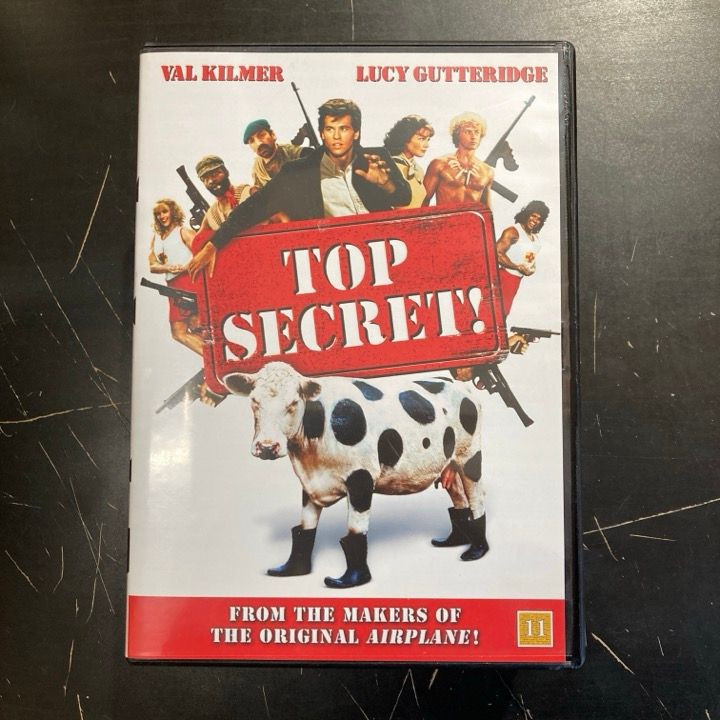 Top Secret! DVD (VG+/M-) -komedia-