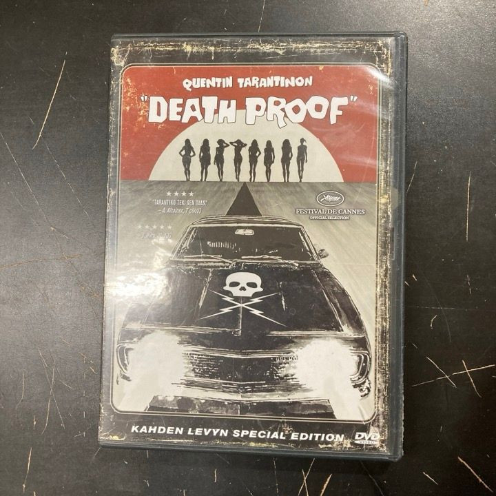 Death Proof DVD (VG+/VG+) -toiminta-