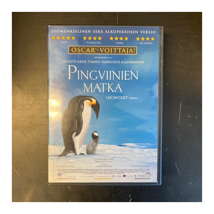 Pingviinien matka DVD (VG+/M-) -dokumentti-