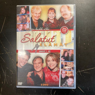 Salatut elämät - Jaksot 1-40 3DVD (VG-VG+/M-) -tv-sarja-