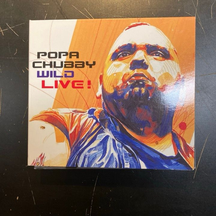 Popa Chubby - Wild Live CD (VG/VG+) -blues rock-