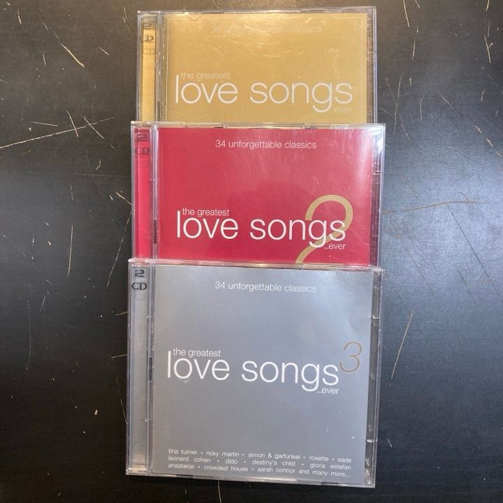 V/A - Greatest Love Songs ...Ever 1-3 6CD (VG-M-/VG+-M-)