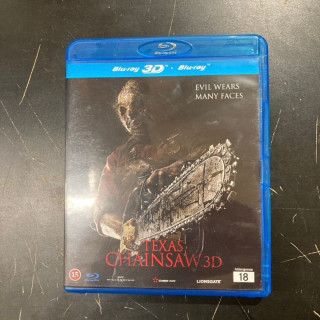 Texas Chainsaw 3D Blu Ray 3D+Blu-ray (M-/M-) -kauhu-