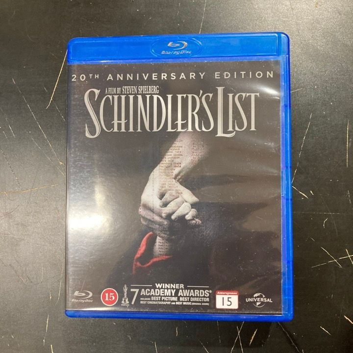 Schindlerin lista (20th anniversary edition) Blu-ray (M-/M-) -draama-