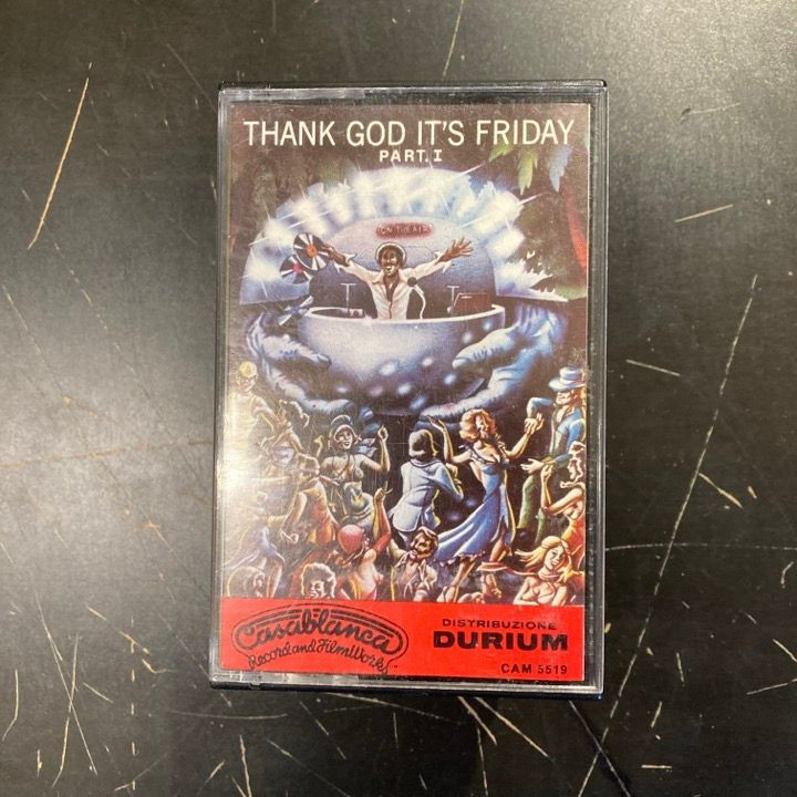 Thank God It's Friday - The Soundtrack C-kasetti (VG+/M-) -soundtrack-