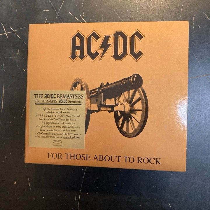 AC/DC - For Those About To Rock (remastered) CD (M-/M-) -hard rock-