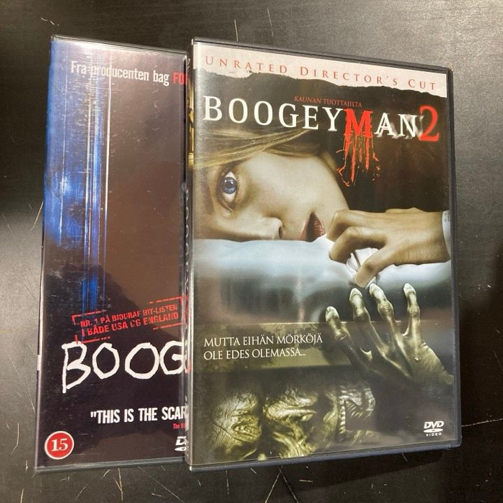 Boogeyman 1-2 2DVD (VG+-M-/M-) -kauhu-