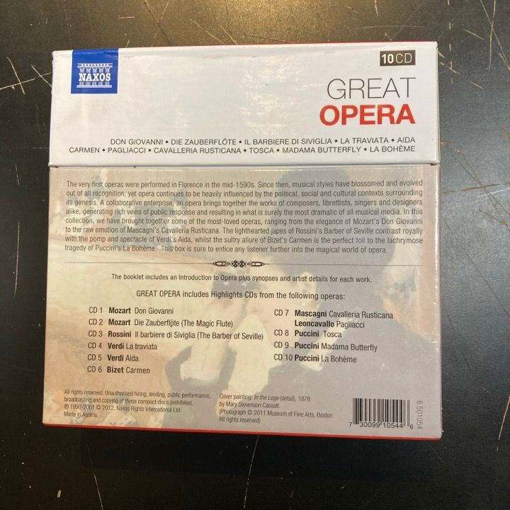 Great Opera 10CD (VG+-M-/M-) -klassinen-