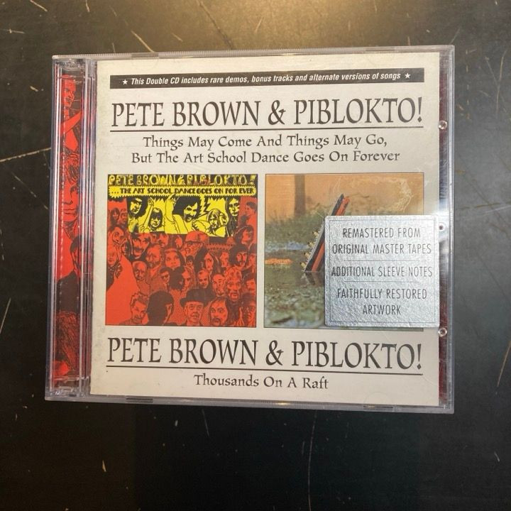 Pete Brown & Piblokto! - Things May Come And Things May Go / Thousands On A Raft (remastered) 2CD (VG-VG+/VG+) -prog rock-