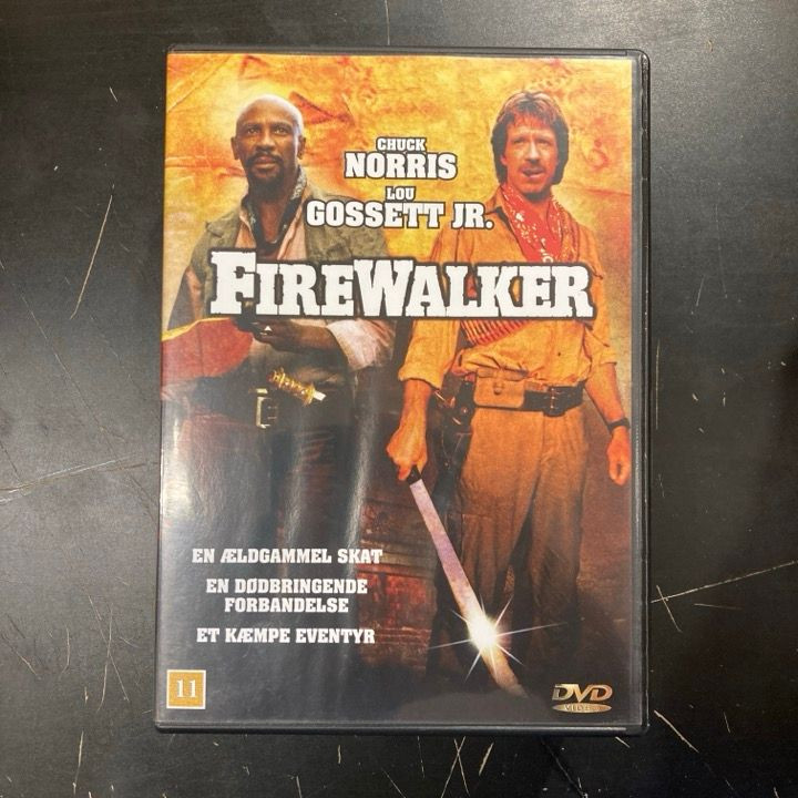 Firewalker - tulijalka DVD (VG/VG+) -seikkailu-