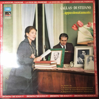 Maria Callas & Giuseppe di Stefano - ...Appassionatamente LP (VG+-M-/VG+) -klassinen-