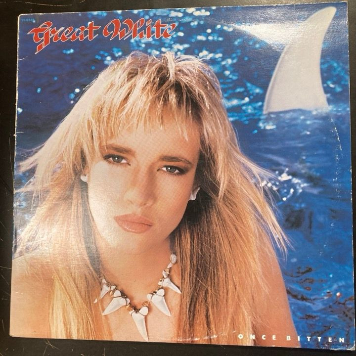 Great White - Once Bitten (CAN/1987) LP (VG-VG+/VG) -hard rock-