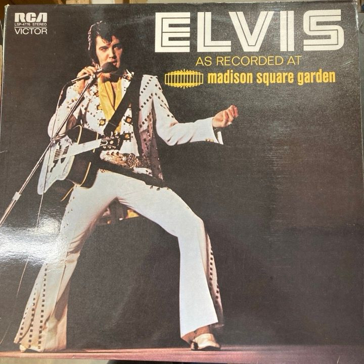 Elvis Presley - Elvis As Recorded At Madison Square Garden (GER/1972) LP (VG+/VG+) -rock n roll-