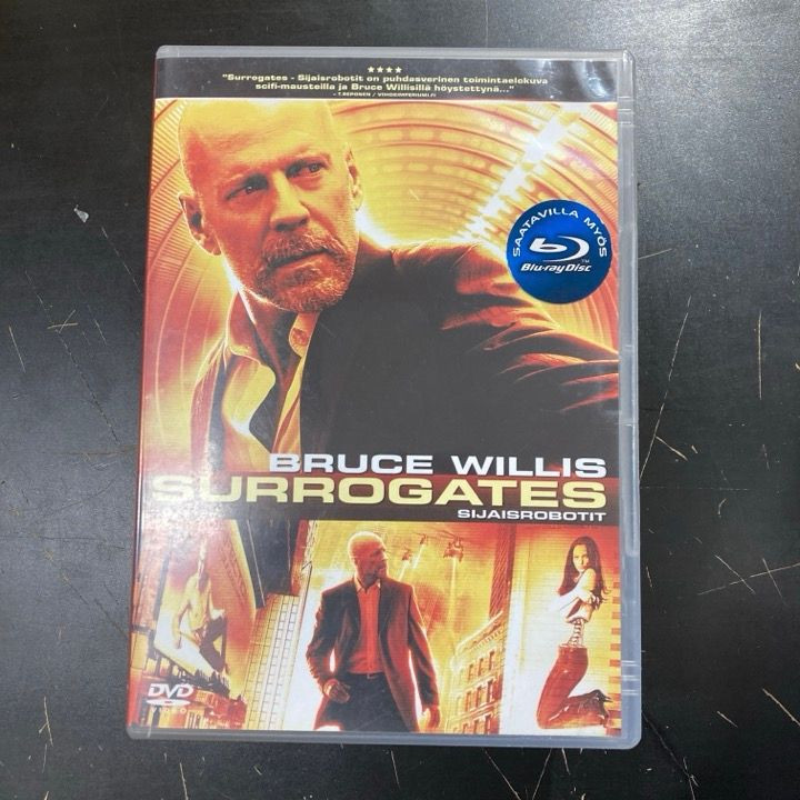 Surrogates - sijaisrobotit DVD (VG/VG+) -toiminta/sci-fi-