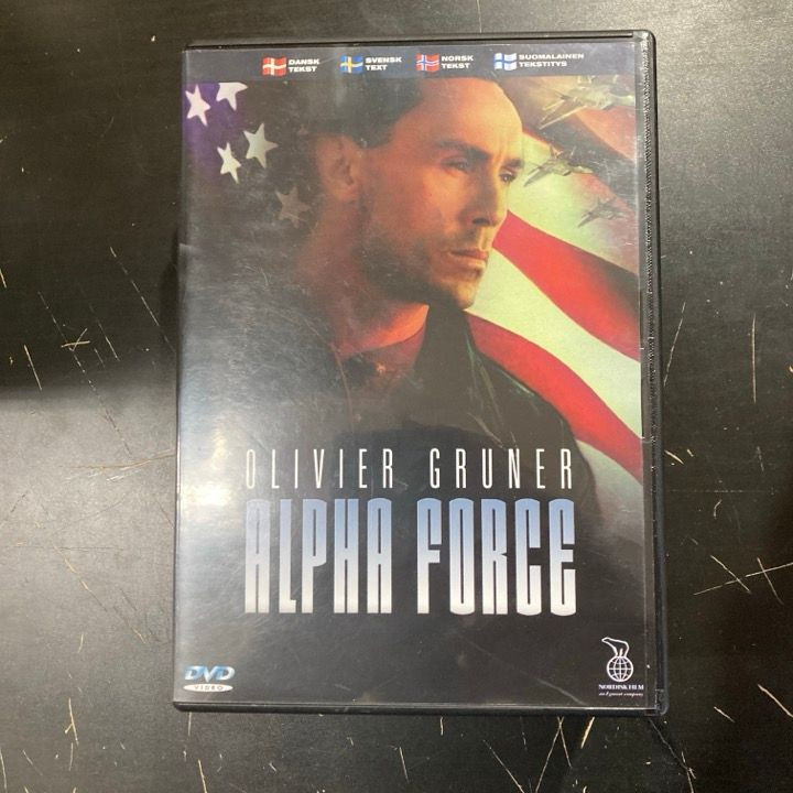 Alpha Force DVD (VG/VG+) -toiminta/sci-fi-