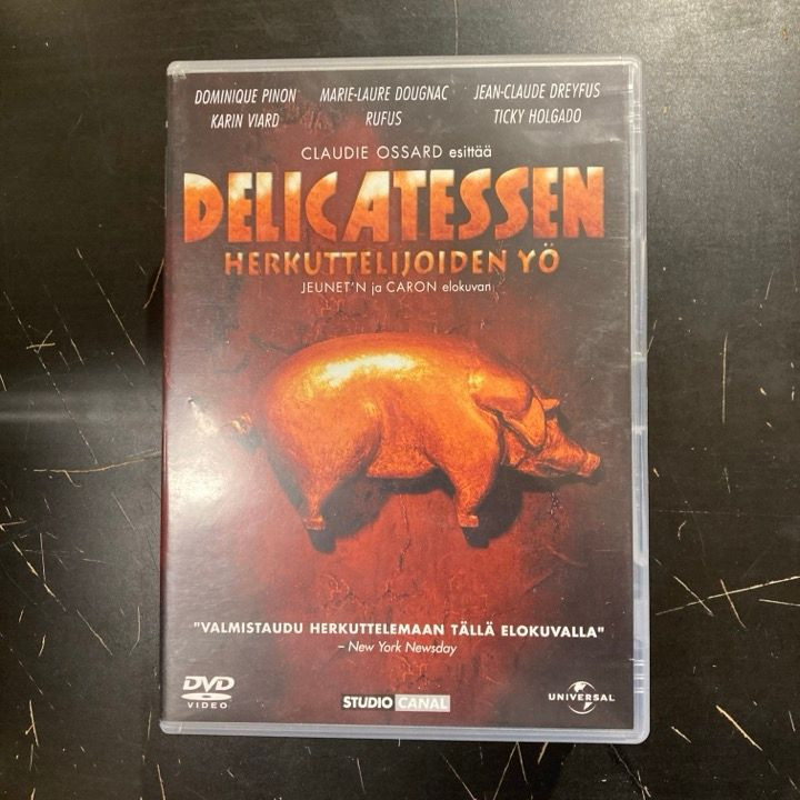 Delicatessen - herkuttelijoiden yö DVD (VG/VG+) -komedia-