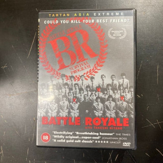 Battle Royale DVD (VG+/M-) -toiminta- (ei suomenkielistä tekstitystä/englanninkielinen tekstitys)