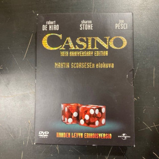 Casino (10th anniversary edition) 2DVD (VG/VG+) -draama-