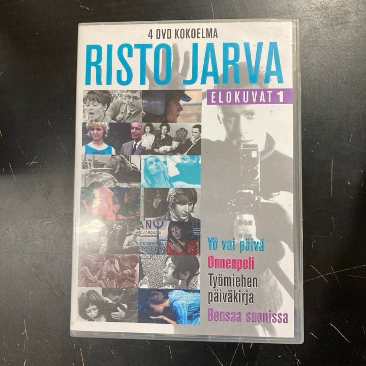 Risto Jarva - elokuvat 1 4DVD (VG-VG+/M-) -draama/komedia-