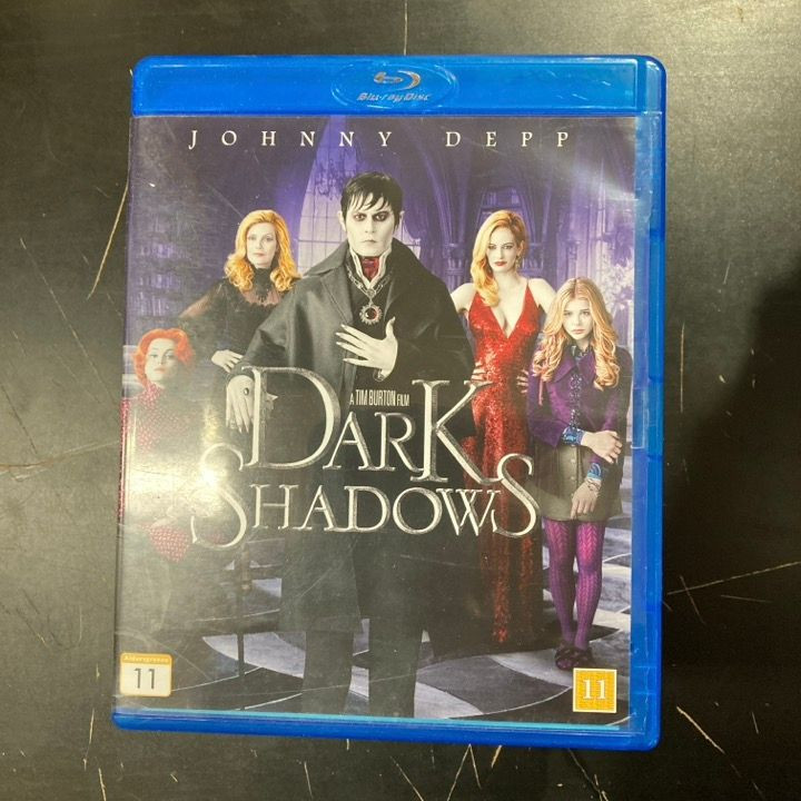 Dark Shadows Blu-ray (VG/VG+) -komedia/fantasia-