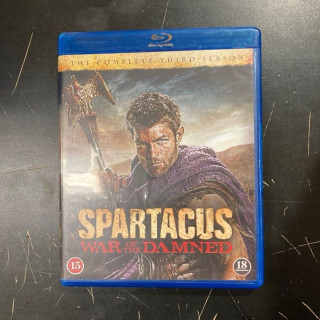 Spartacus - War Of The Damned (kausi 3) Blu-ray (M-/M-) -tv-sarja-