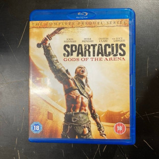 Spartacus - Gods Of The Arena (koko sarja) Blu-ray (VG+/M-) -tv-sarja- (ei suomenkielistä tekstitystä)