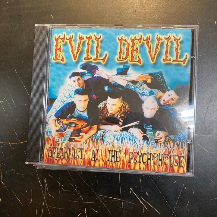 Evil Devil - Breakfast At The Psycho House CD (VG+/VG+) -psychobilly-