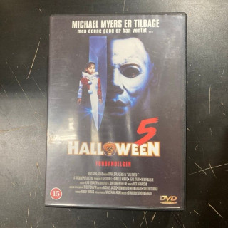 Halloween 5 - kirous DVD (VG+/VG+) -kauhu-