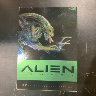 Alien Legacy (20th anniversary edition) 5DVD (VG+/VG+) -kauhu/toiminta-