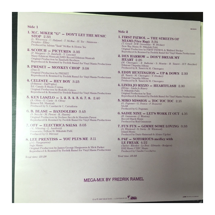 V/A - Beat Box Master Tracks Vol.3 LP (VG+/VG+)