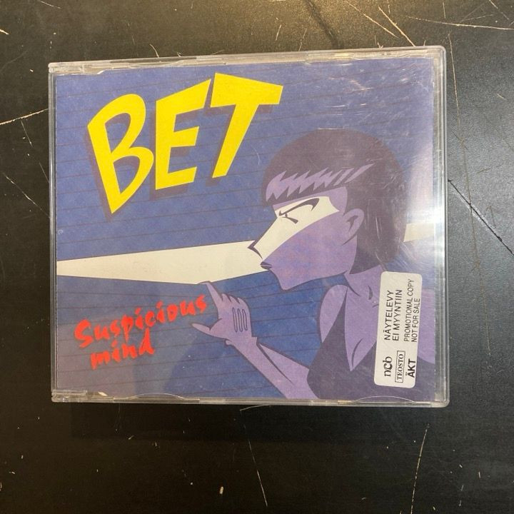 Bet - Suspicious Mind CDS (VG+/VG+) -pop rock-