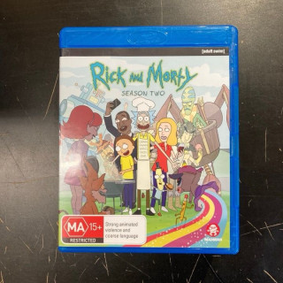 Rick And Morty - Kausi 2 Blu-ray (M-/M-) -tv-sarja- (ei suomenkielistä tekstitystä)