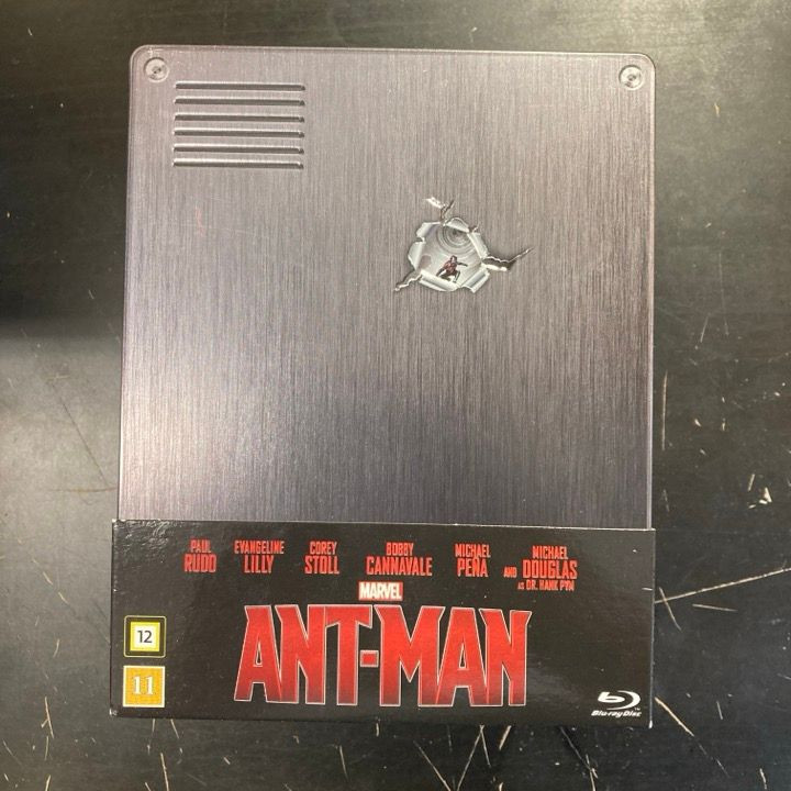 Ant-Man (steelbook) Blu-ray (M-/M-) -toiminta/sci-fi-