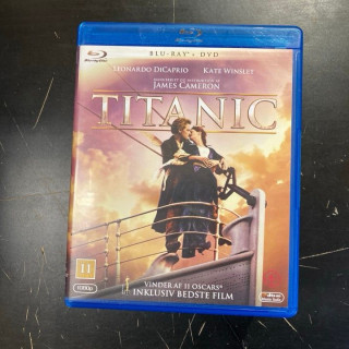 Titanic (1997) Blu-ray+DVD (M-/VG+) -draama-