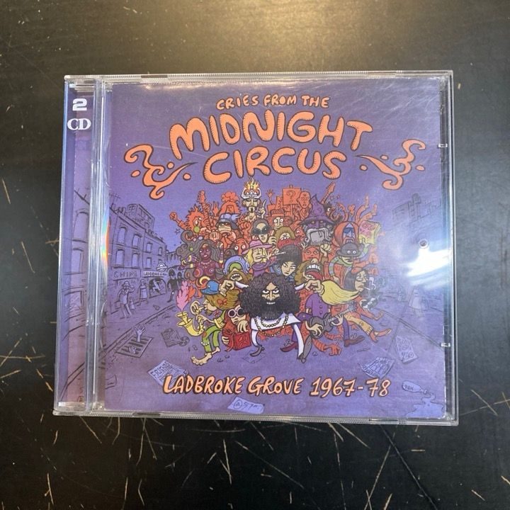 V/A - Cries From The Midnight Circus (Ladbroke Grove 1967-78) 2CD (VG+/VG+)