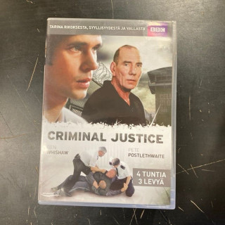 Criminal Justice - Kausi 1 3DVD (VG-VG+/VG+) -tv-sarja-