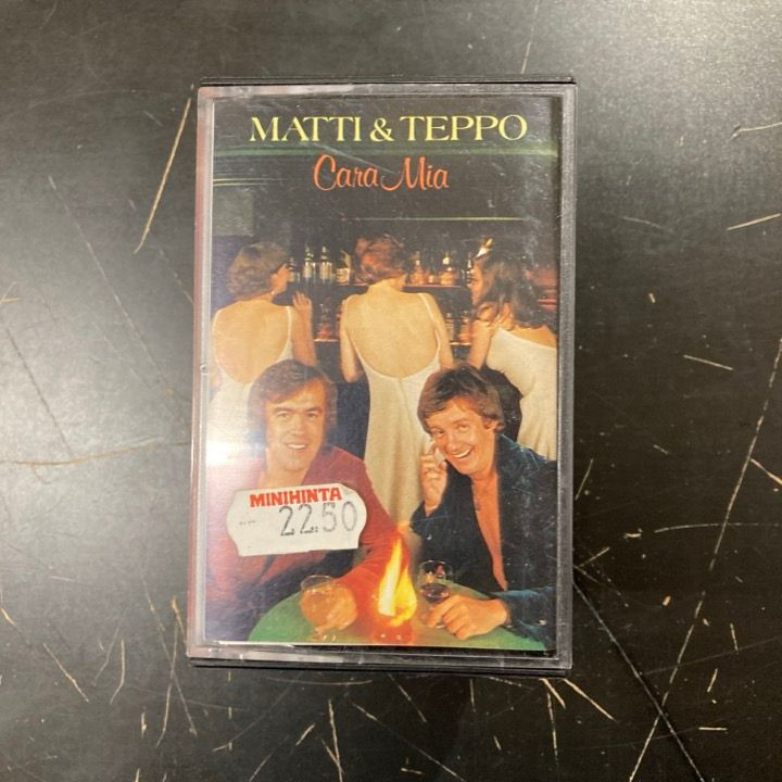 Matti ja Teppo - Cara Mia C-kasetti (VG+/M-) -iskelmä-