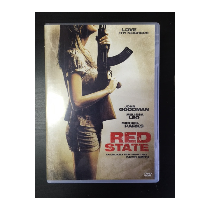Red State DVD (VG+/M-) -toiminta/kauhu-