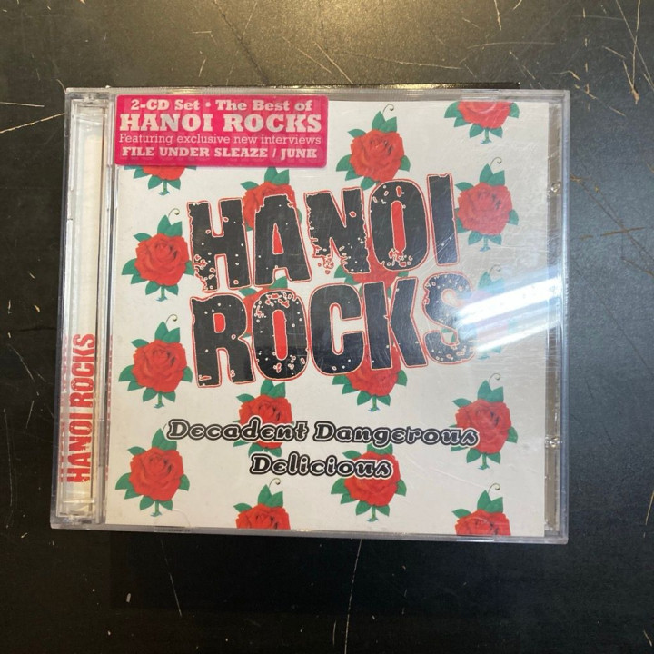 Hanoi Rocks - Decadent Dangerous Delicious 2CD (VG-VG+/M-) -glam rock-